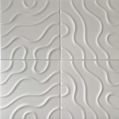 WallSupply 19.69 in. x 19.69 in. x 0.31 in. Wall!Supply UltraLight XPS Flow Line Wall Panels, 12-Pack