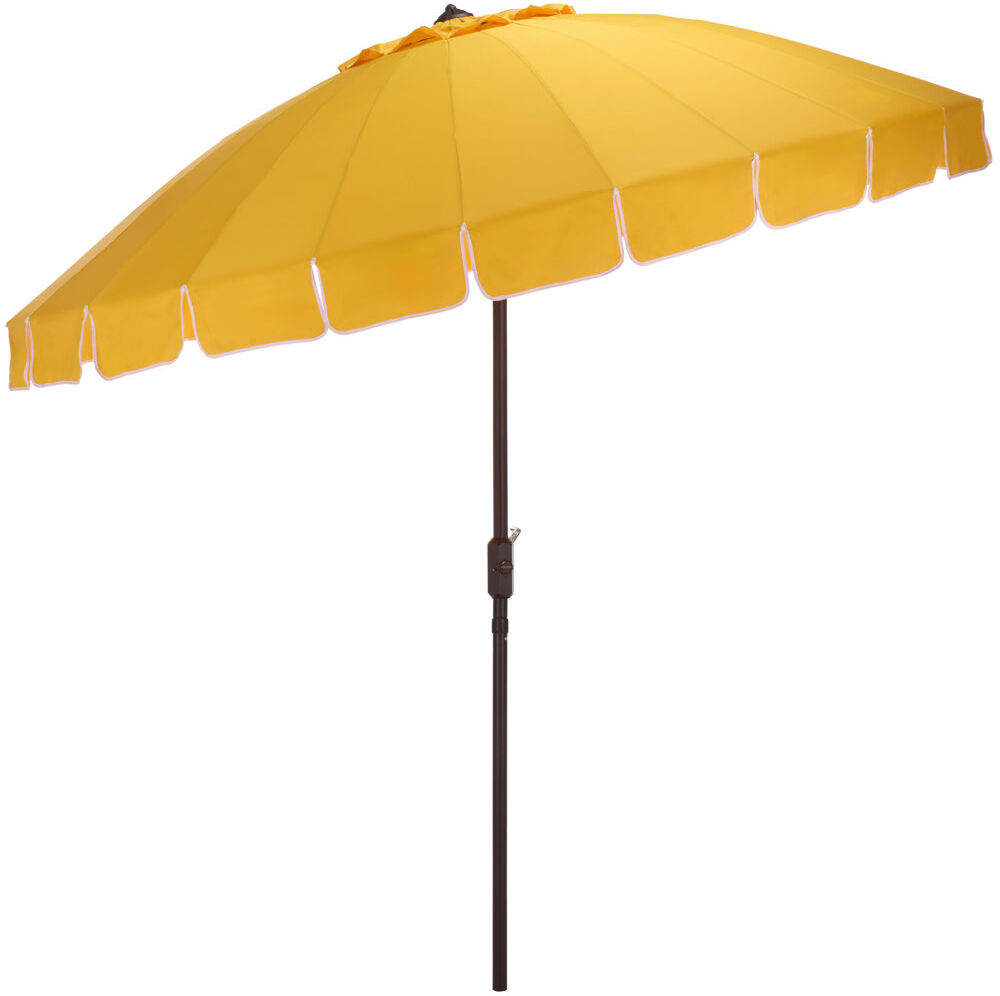 Highland Dunes 252cm Market Parasol Yellow 248cm H X 252cm W X 252cm D