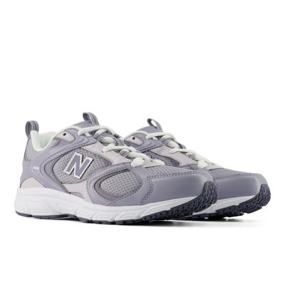 Sneaker NEW BALANCE "408", Damen, Gr. 37, lila (digital mist, off, line grau), Mesh, Synthetik, Schuhe Sneaker, inspiriert vom Design des New Balance 530 und 740, Topseller