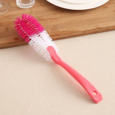 BlastClean Multi Purpose Water Bottle Cleaning Brush With Long Handle For Cups, Bottles & Kitchen Drinkware pink