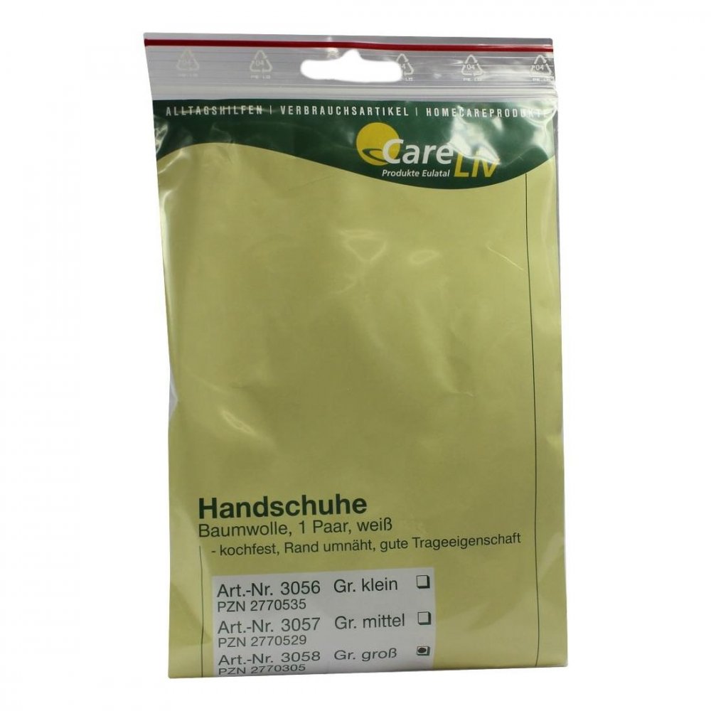 Careliv Produkte OHG Zwirnhandschuhe Baumwolle gross 02770305