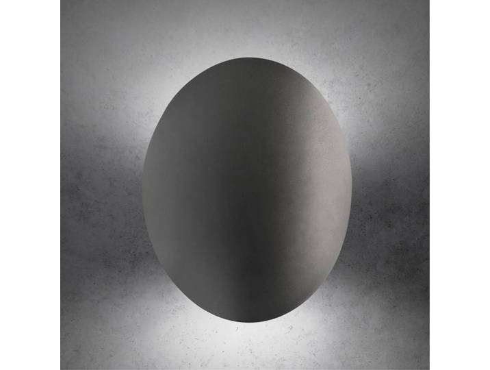 Linea Light LED Aussenwandleuchte Alba, alu / grau / zink, Aluminium, Modern, LED Wandleuchte außen