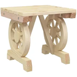 vidaXL Garten-Fußhocker 40x36,5x38,5 cm Massivholz Tanne