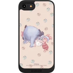 Nivocase Handyhülle für Apple iPhone 8 Hülle NIVOpure Case Schwarz Disney Esel Winnie Puuh Ferkel (Apple iPhone 8), Smartphone Hülle, Schwarz