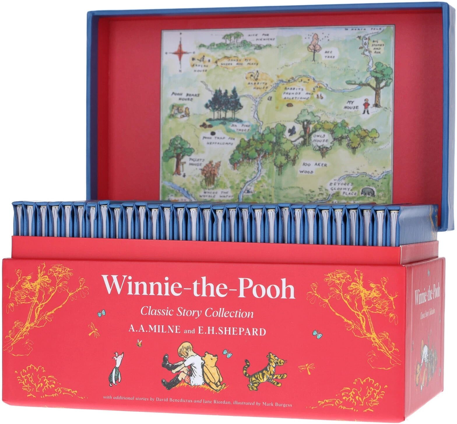 DEAN Winnie-the-Pooh Classic Story Collection 30 Books Box Set – Illustrated Story Collection for Kids