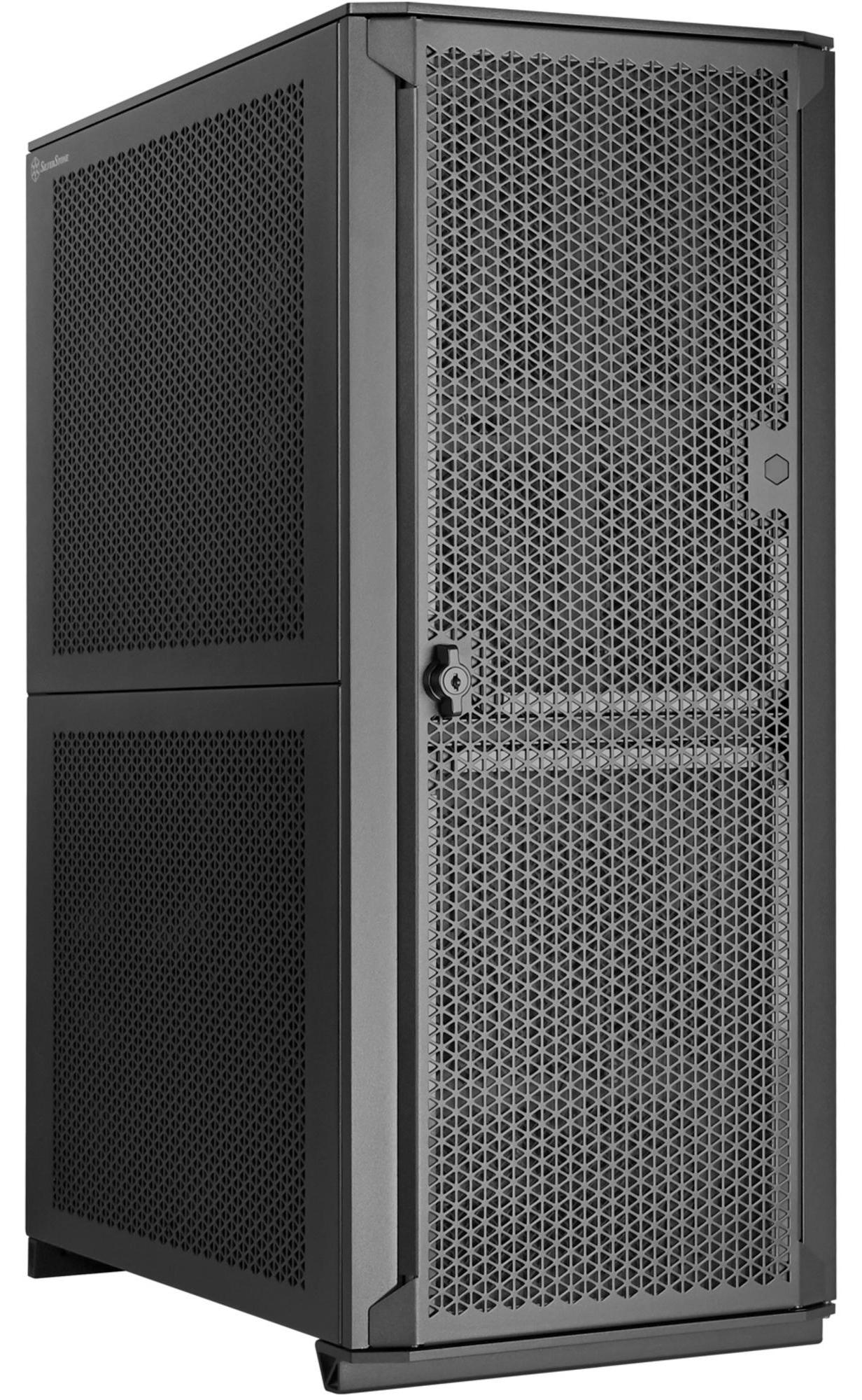 SilverStone SST-ALD1B Alta D1 Server Big-Tower SSI-EEB - schwarz - Tower - ATX