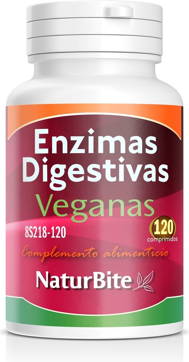 Naturbite Vegan Digestive Enzymes Tablets 120 Tablets