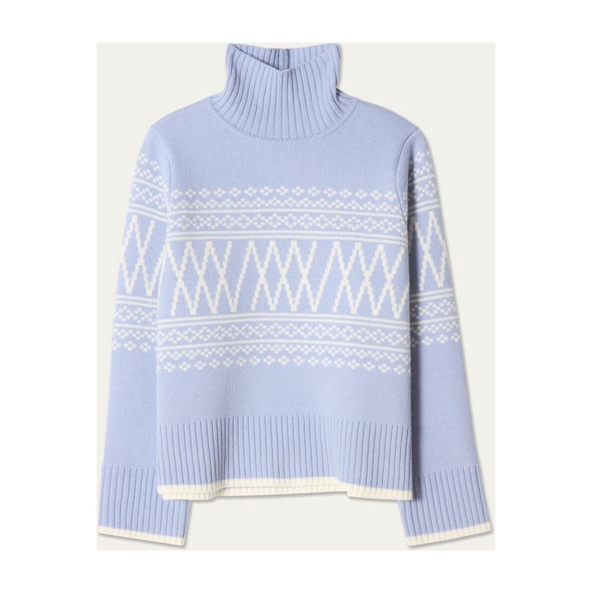 We Norwegians Setesdal Pullover Women light blue (62) S 26100262