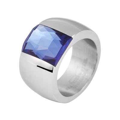 Fingerring AKZENT "Bonita, langlebig" Gr. 56, silber (silberfarbig), Fingerringe, Damen, 56, Edelstahl, Fingerring