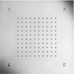 Herzbach Deckeneinbaubrause 300mm x 300mm eckige Ausführung poliert , 11.630000.2.01 11.630000.2.01
