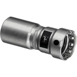 Viega, Rohrverbindungstechnik, Reduzierstück Megapress Stahl Zink/Nickel mit SC-Contur DN20x10