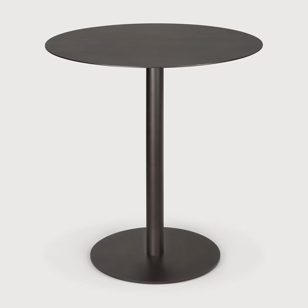 Ethnicraft Outdoor Bistrotafel Blend 70cm - Dark Bronze