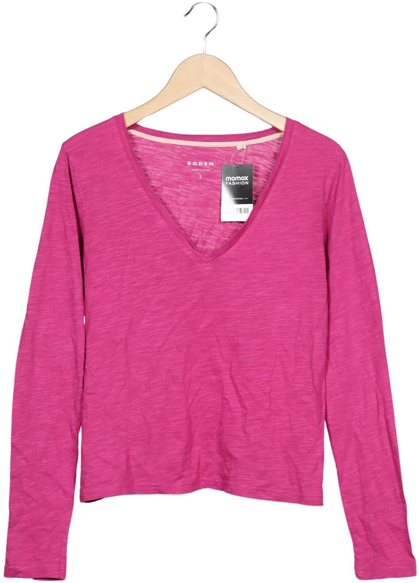 Boden Damen Langarmshirt, Pink, Gr. S, Baumwolle - Second Hand