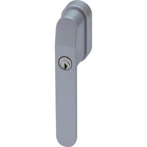 Abus Fenstergriff FG400 S, 30-48 mm Stiftlänge, Metall, silber, abschließbar
