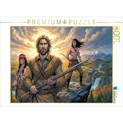 CALVENDO Puzzle Drei Gefährten folgen dem Ruf der Wildnis | 1000 Teile Lege-Größe 64x48cm Foto-Puzzle für glückliche Stunden, von , Calvendo Puzzle