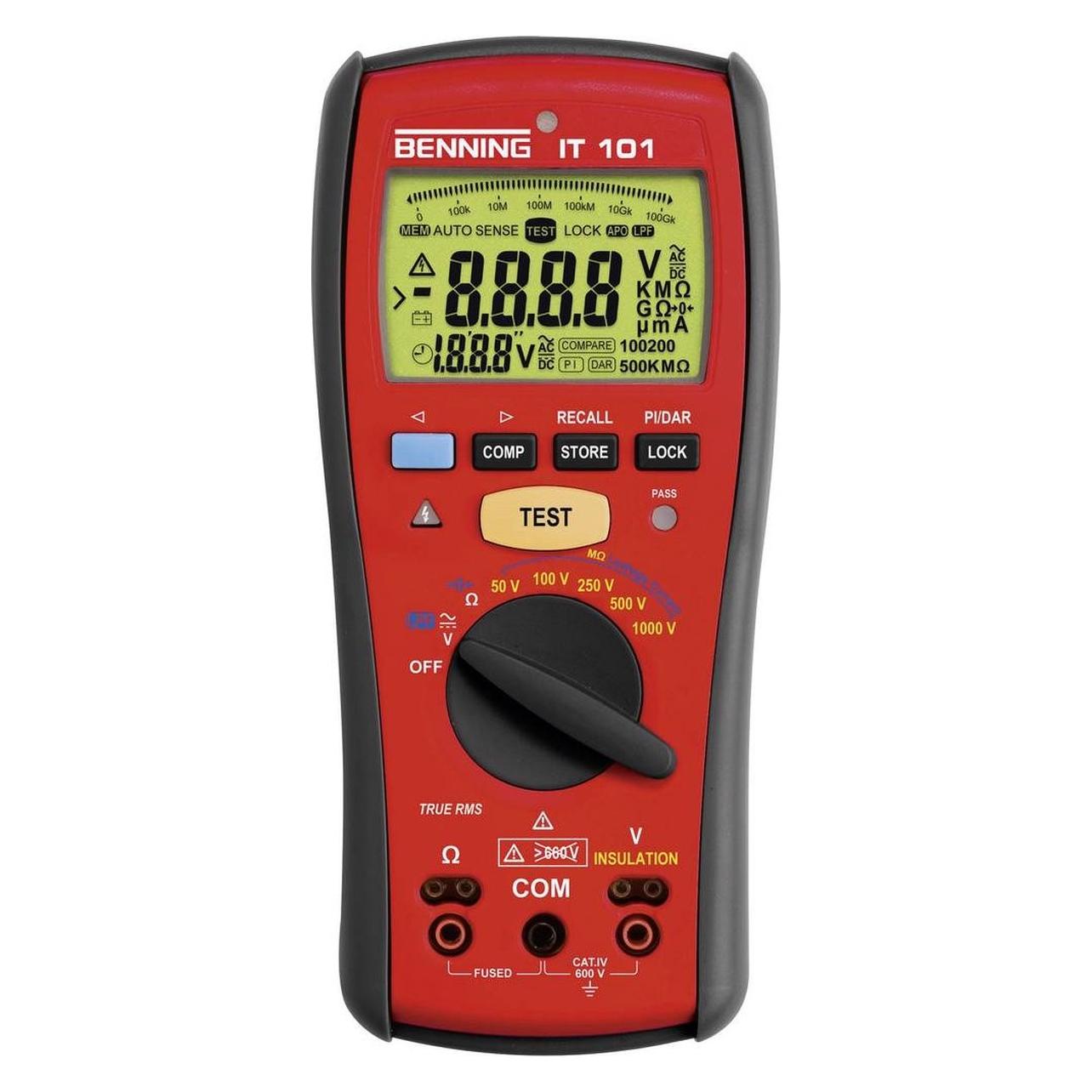 Benning IT 101 Kalibriert nach Werksst (CAT IV 600V, Hand-Multimeter) (44033)