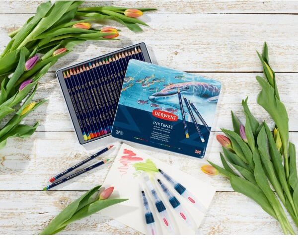 Derwent Inktense Farveblyanter   24 Farver