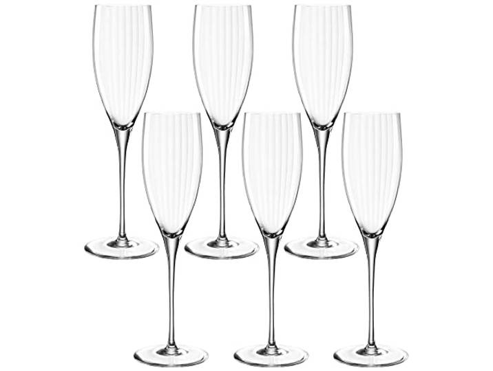 LEONARDO HOME Lot de 6 flûtes à champagne POESIA - 250 ml - Verre - 250 ml
