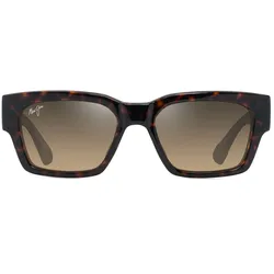 Maui Jim KENUI _ Glänzend Dunkelhavanna mit Gelb transparent (HS642-10)
