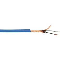DAP MC-226 Blaues doppelt isoliertes Mikrofonkabel - 100-m-Rolle