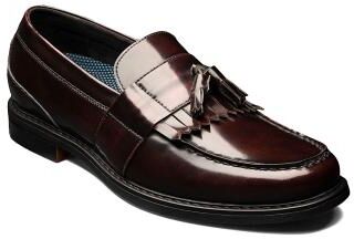 Nunn Bush Keaton Moc Toe Kitle Tassel Loafer - Mens 12 Burgundy Slip On W