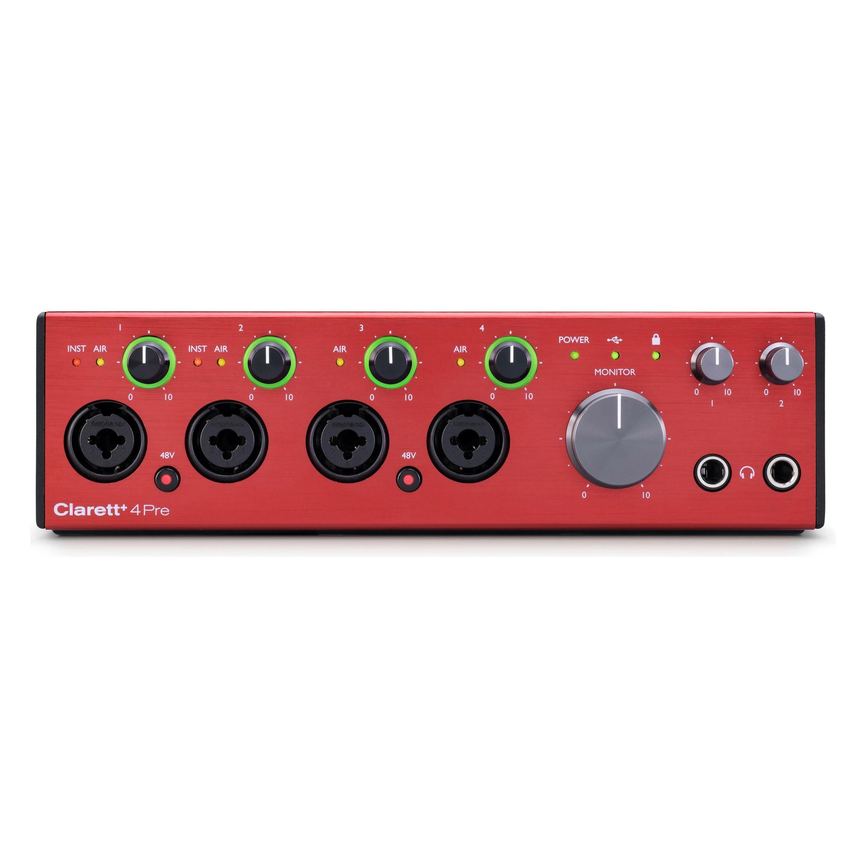 Focusrite Clarett+ 4Pre USB -????nikortti USB-v??yl????n (USB) (7FOMOCL0011)