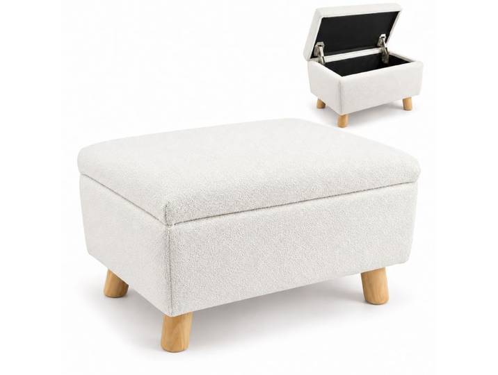 Relaxdays Fußhocker mit Stauraum