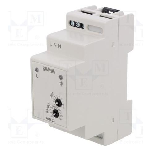 Zamel Przekaźnik czasowy przełączany w zerze praca naprzemienna 230V AC PCM-33 EXT10000307 (PCM-33)