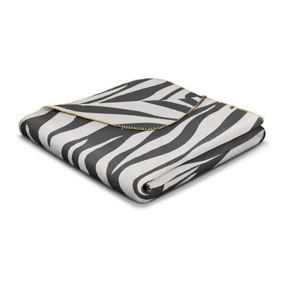 Wohndecke BIEDERLACK "Colour Crush, 150 x 200 cm", schwarz-weiß (zebra schwarz), Mischgewebe, Wohndecken, Wohndecke, Mischgewebe
