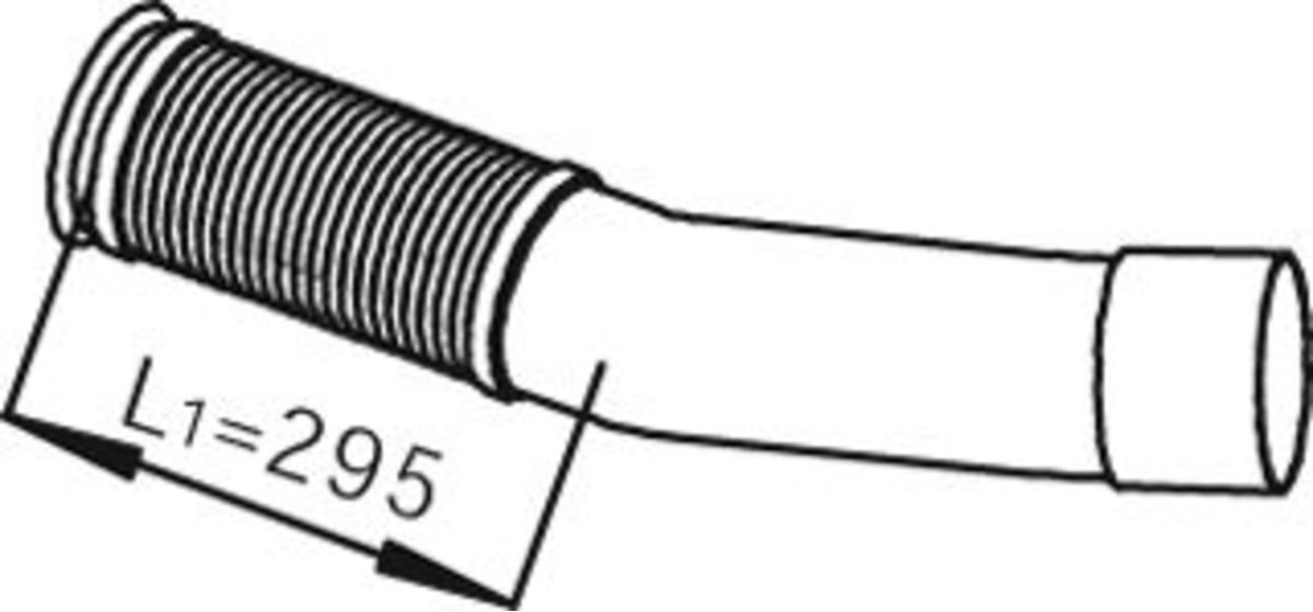 Abgasrohr DINEX 54163