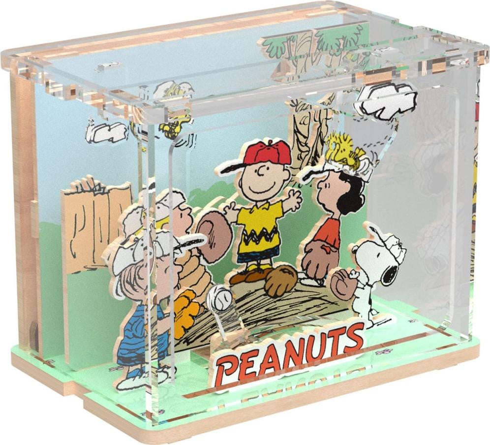 Pantasy De Peanuts Puremind Doe-het-zelf Bouwset: Mini-scène, Baseball Time