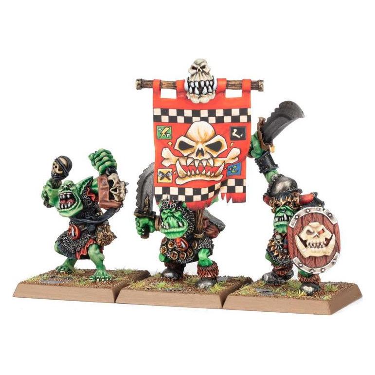 Games Workshop Warhammer ToW - Orc & Gobelin Tribus Etat-Major de Kostos Orques (Kunststoff, Metall) (44907595)