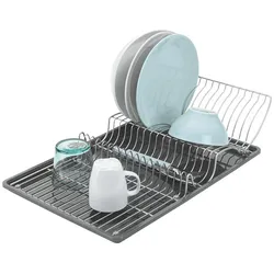 Wing-Tex' 50X31X11Cm Geschirrabtropfer mit klappbarem Flügel Metaltex
