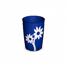 ORNAMIN Becher - 250ml - blau/weiß 305749