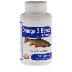 Omega-3 Berco 1000 mg Kapseln 60 St