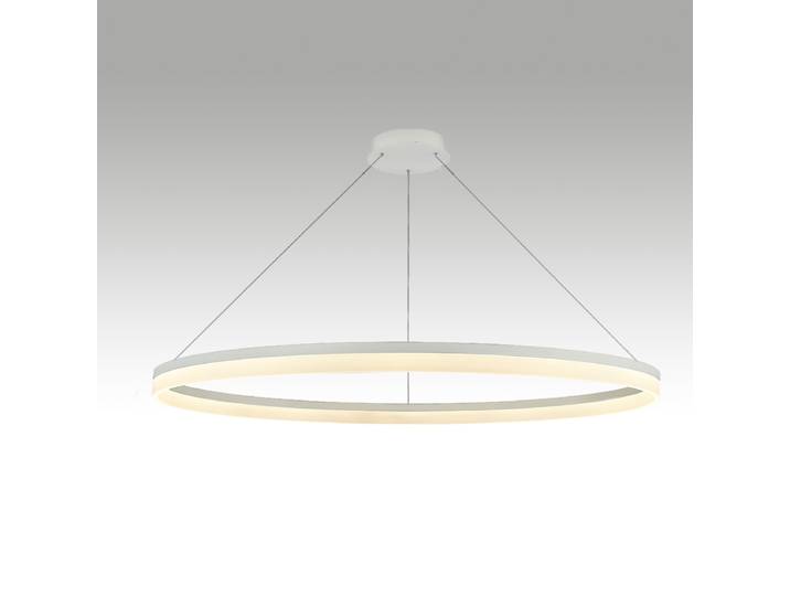 Strakke hanglamp Ara Ø 150cm wit Lyora - 510610