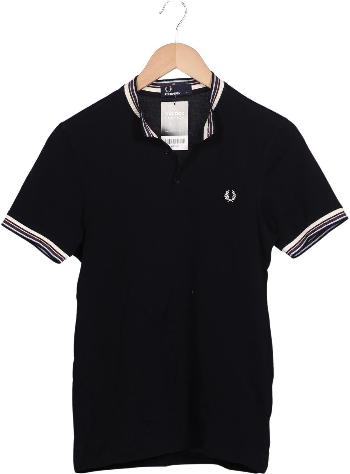 Fred Perry Herren Poloshirt, Marineblau, Gr. S, Baumwolle - Second Hand