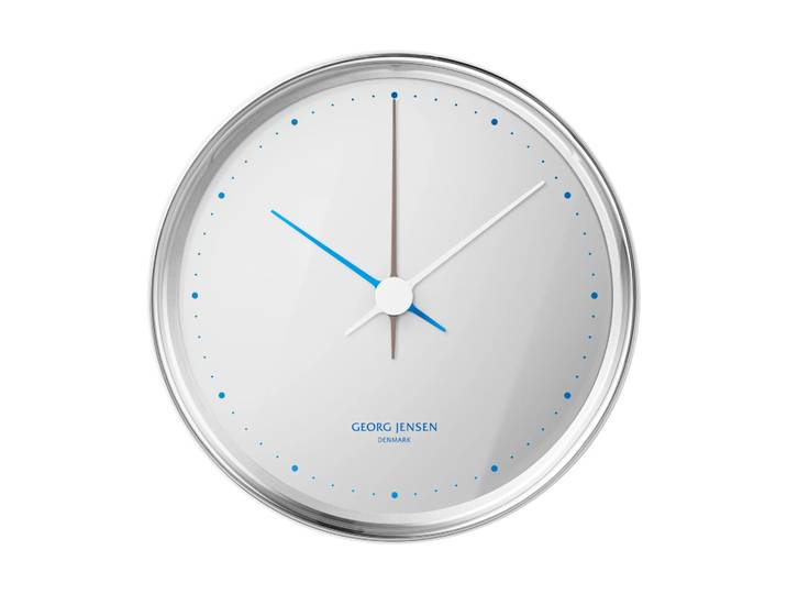 Georg Jensen Horloge murale Koppel Ø10 cm Miroir Echo