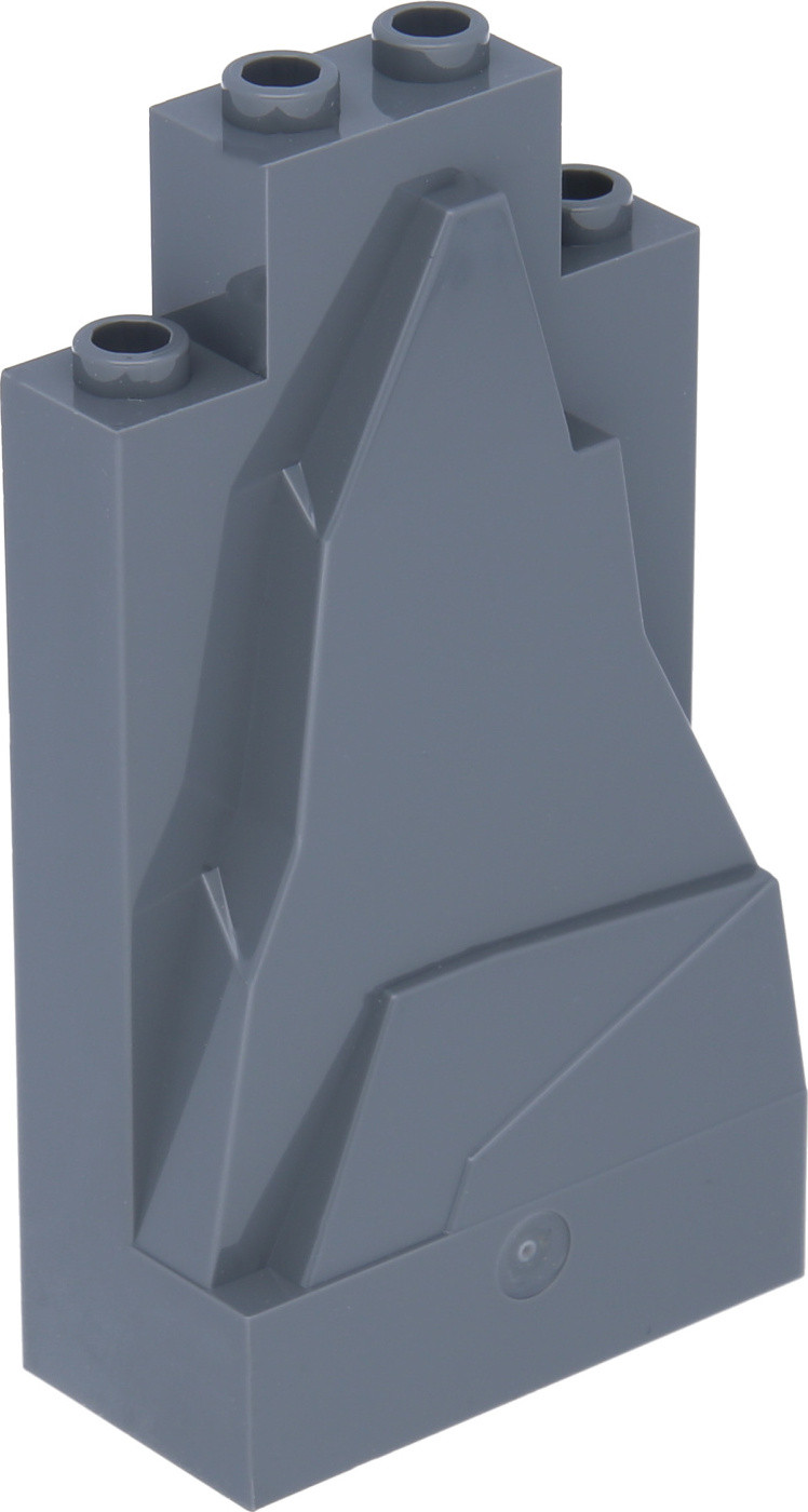 LEGO Stenenplaat Berg Lichtgrijs 2x4x6 - 30 stuks