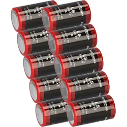 10x Kraftmax Lithium 3,6V Batterie ER34615 D -Zelle LS33600 Mono