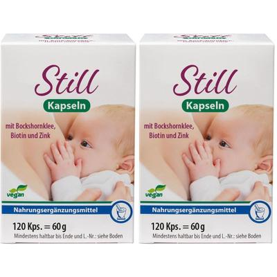 Still-Kapseln mit Bockshornklee+Biotin+Zink 2x 2x120 St Kapseln