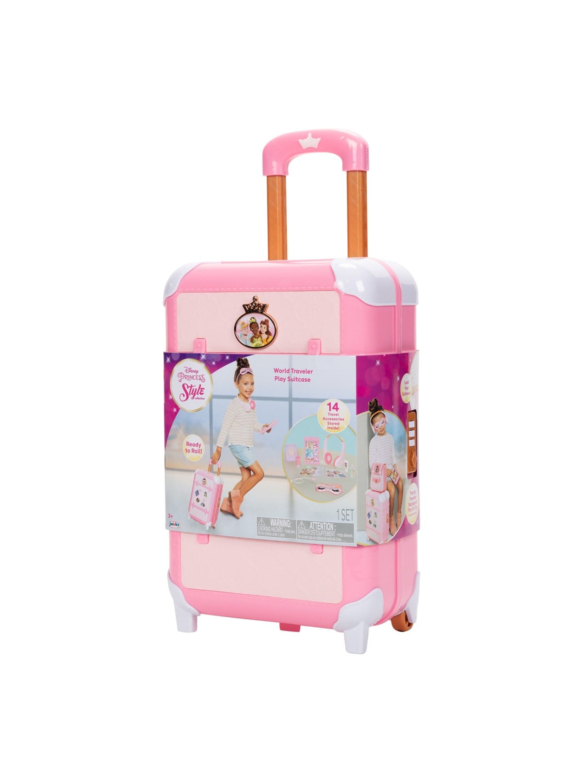 Jakks Disney Princess - Style Collection World Traveler Play Suitcase