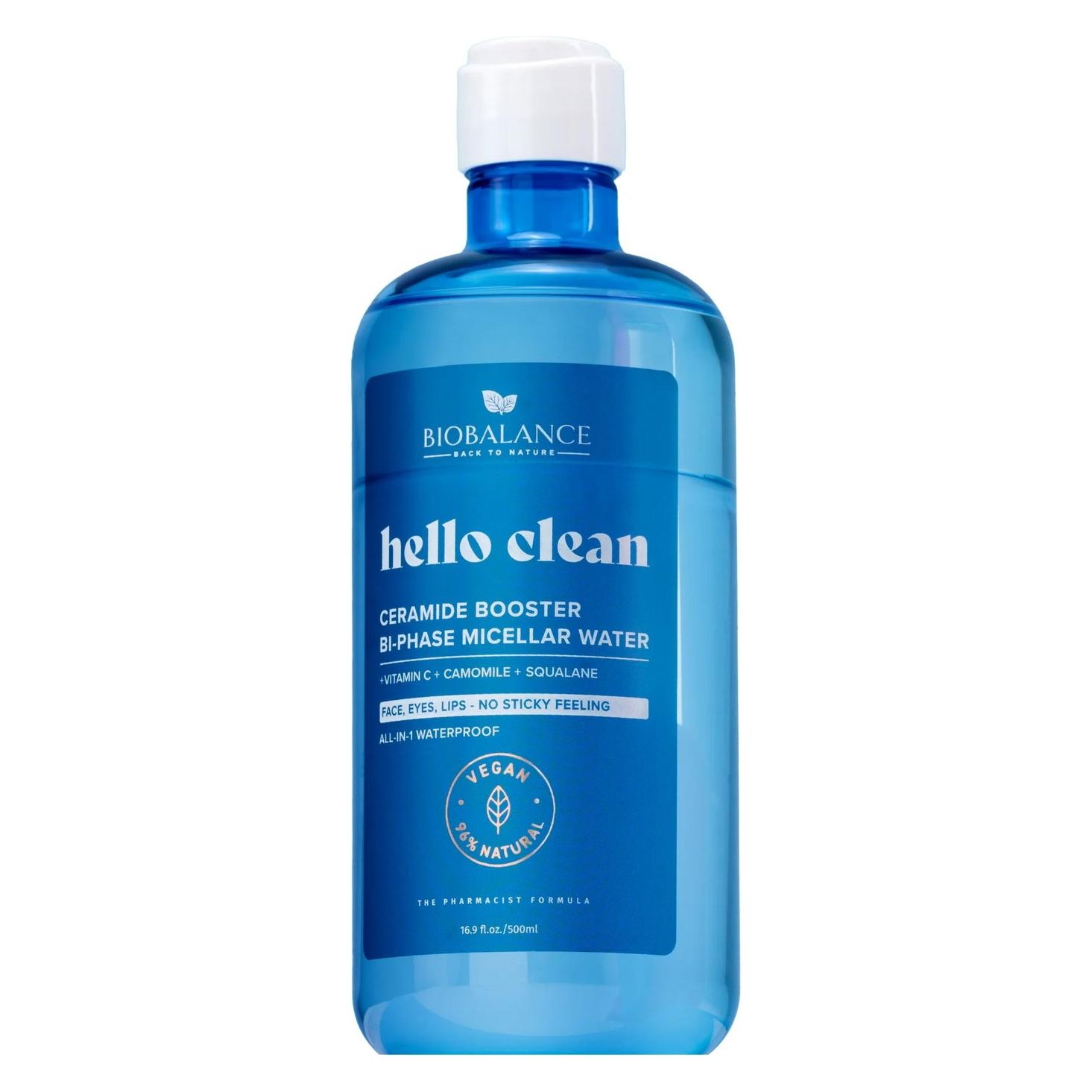 Biobalance Bio Balance, Ceramid-Booster, Reinigung, Feuchtigkeitspflege & Beruhigung, Mizellenwasser, für (Mizellenwasser, 500 ml) (74848006)