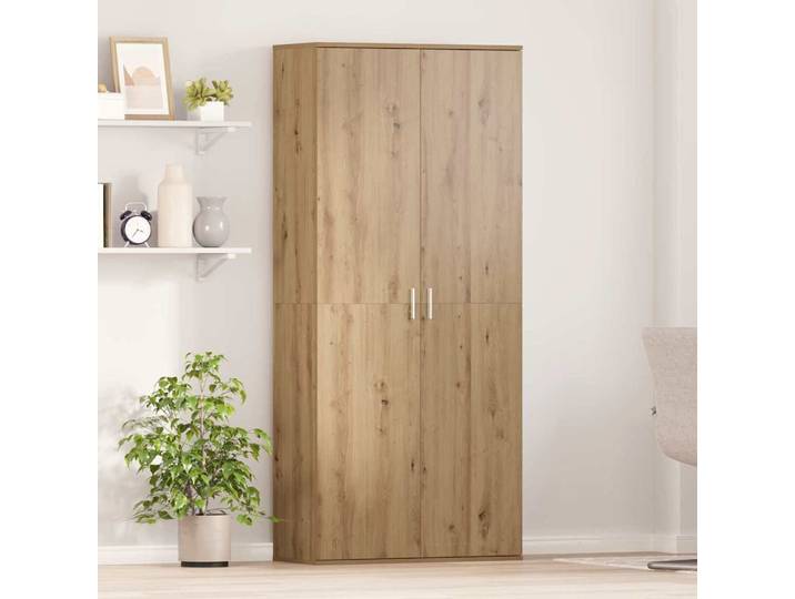 vidaXL Highboard 80 x 35 x 180 cm Holzwerkstoff Eiche handwerklich