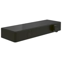 Villeroy & Boch Duschthermostat Infinity Showers TVS110007000, eckig, matt schwarz, 150 x 210 x 495 mm, Thermostatfunktion mit CoolTap, Wandmontage
