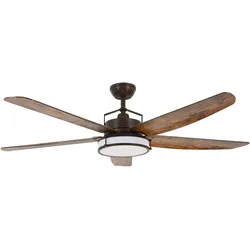 DC Deckenventilator Louisville Bronze mit LED
