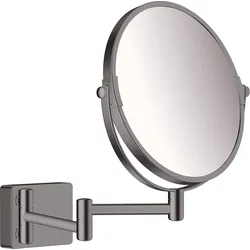 hansgrohe AddStoris Rasierspiegel, 41791340, Farbe: Brushed Black Chrome