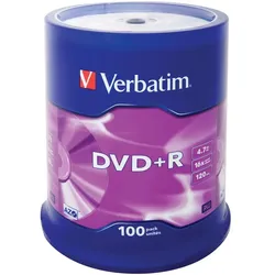 Verbatim 43551 Verbatim DVD+R 4,7 GB 100er