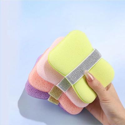 Uplifted Finds Sponge Soap Bag Foaming Net Pouch Exfoliating Body Scrubber 4 Pcs