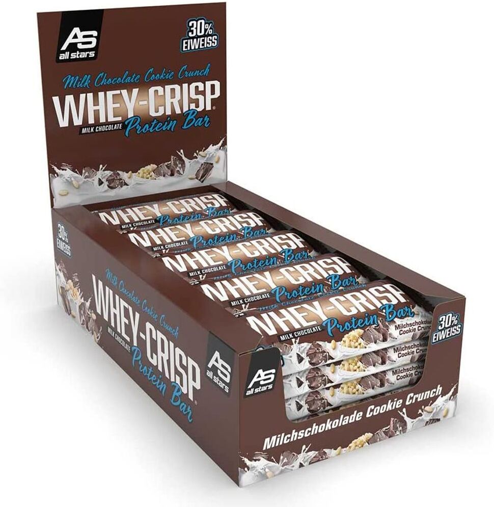 All Stars Whey-Crisp Bar Chocolate 25x50 g Riegel